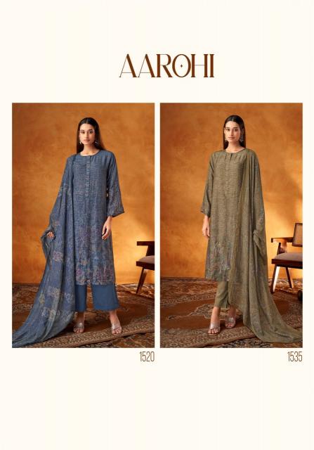 Itrana Sahiba Aarohi Muslin Silk Digital Printed Salwar Kameez Wholesale Catalog