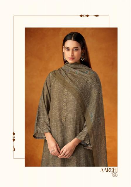 Itrana Sahiba Aarohi Muslin Silk Digital Printed Salwar Kameez Wholesale Catalog
