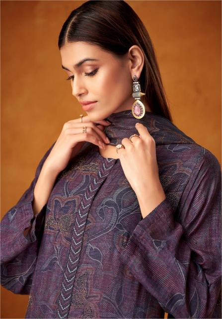 Itrana Sahiba Aarohi Muslin Silk Digital Printed Salwar Kameez Wholesale Catalog