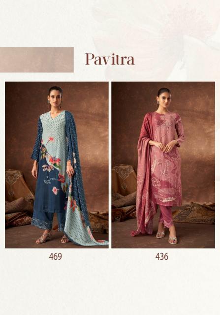 Itrana Sahiba Pavitra Muslin Silk Digital Printed Salwar Kameez Wholesale Catalog