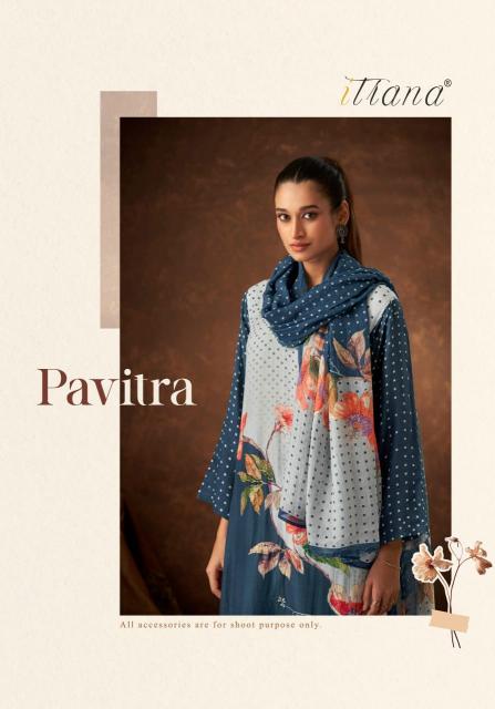 Itrana Sahiba Pavitra Muslin Silk Digital Printed Salwar Kameez Wholesale Catalog
