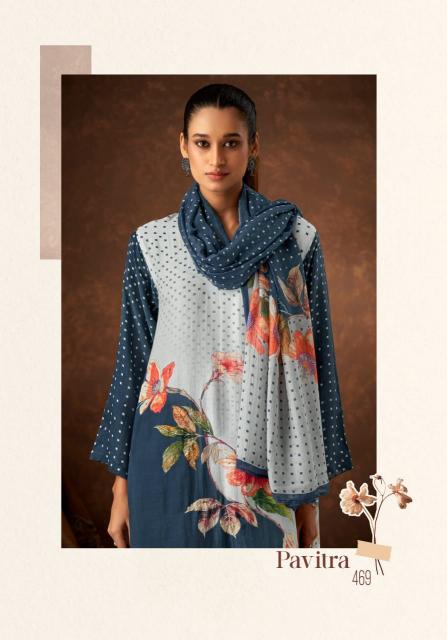 Itrana Sahiba Pavitra Muslin Silk Digital Printed Salwar Kameez Wholesale Catalog