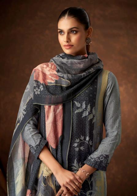 Itrana Sahiba Pavitra Muslin Silk Digital Printed Salwar Kameez Wholesale Catalog