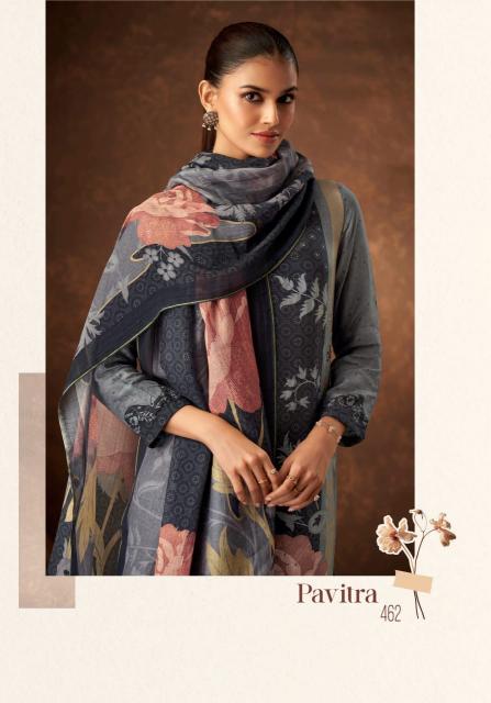 Itrana Sahiba Pavitra Muslin Silk Digital Printed Salwar Kameez Wholesale Catalog