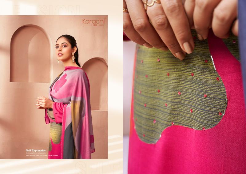 Kesar Karachi Blossom Pure Muslin Digital Printed Salwar Suits wholesale catalog