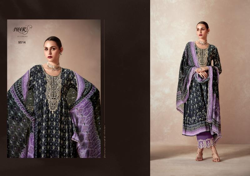 Kimora Heer Elaheh Pure Pashmina Digital Print Salwar Kameez Wholesale Catalog