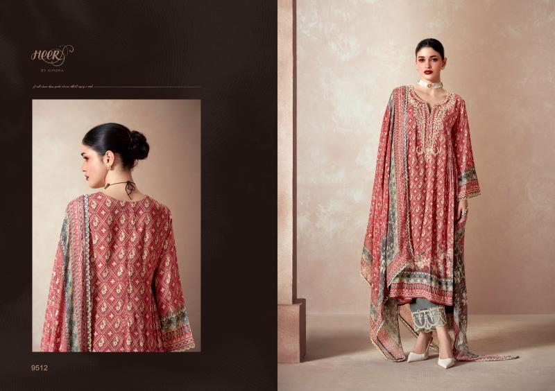 Kimora Heer Elaheh Pure Pashmina Digital Print Salwar Kameez Wholesale Catalog