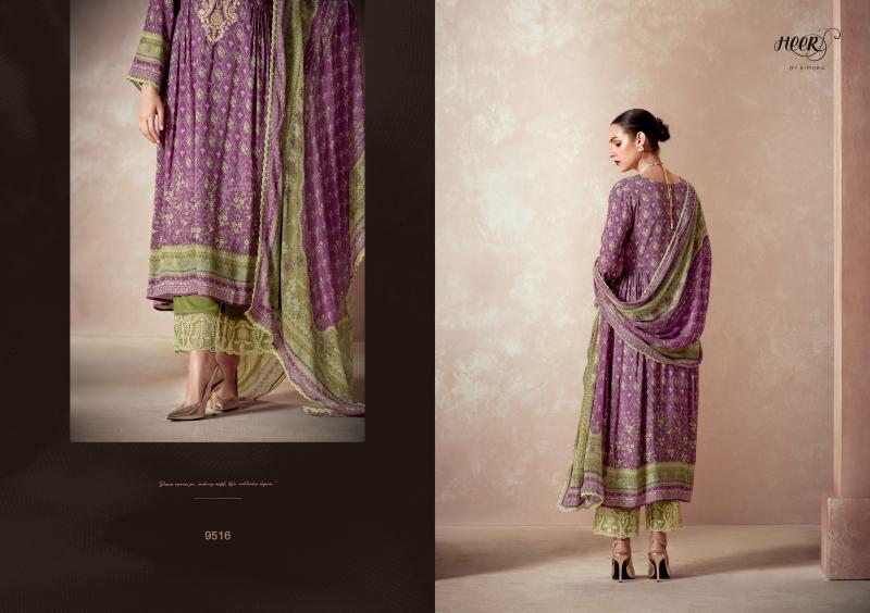 Kimora Heer Elaheh Pure Pashmina Digital Print Salwar Kameez Wholesale Catalog