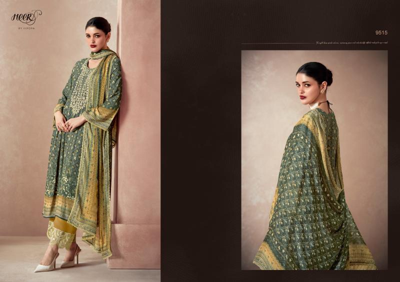 Kimora Heer Elaheh Pure Pashmina Digital Print Salwar Kameez Wholesale Catalog