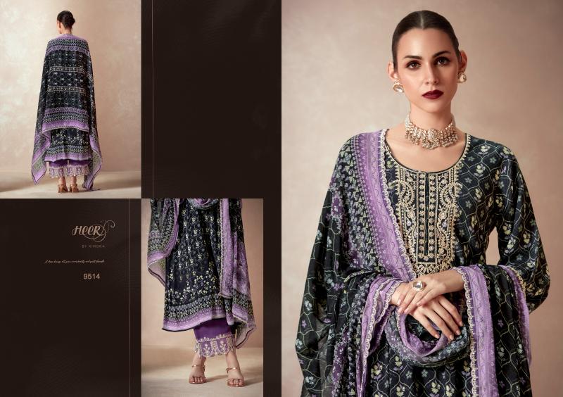 Kimora Heer Elaheh Pure Pashmina Digital Print Salwar Kameez Wholesale Catalog