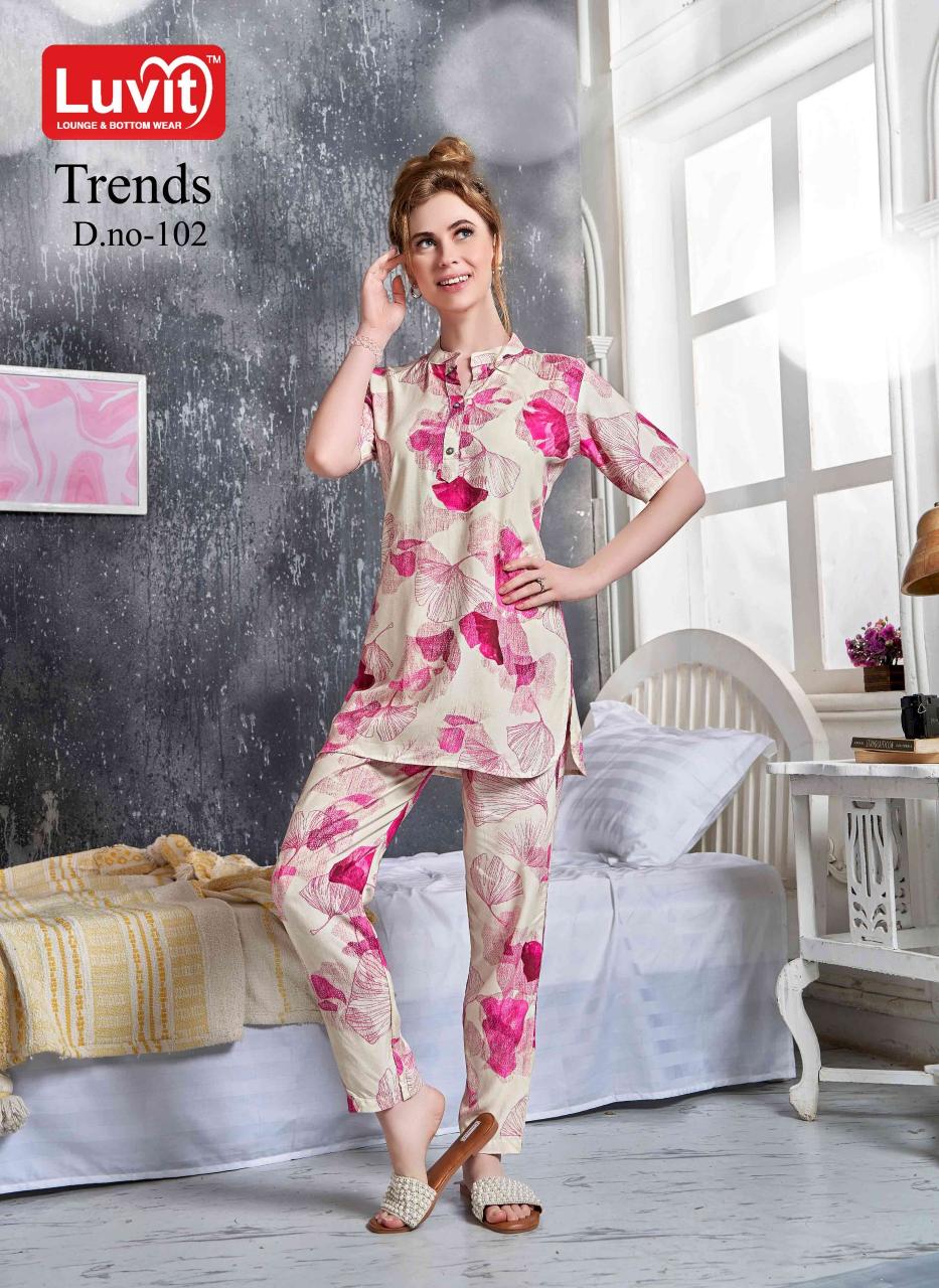 Luvit Trends Rayon Co-ord Set Wholesale Catalog