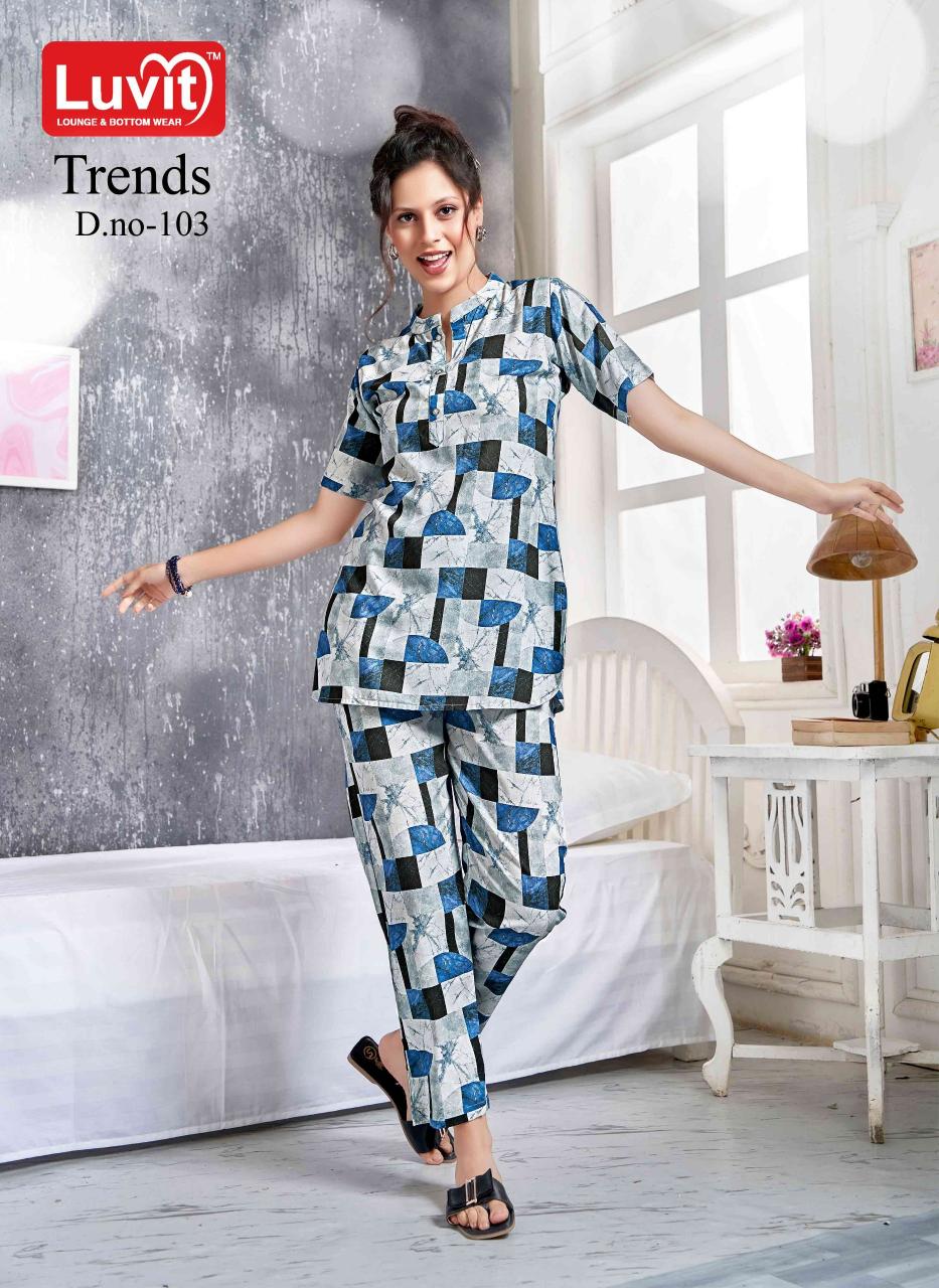 Luvit Trends Rayon Co-ord Set Wholesale Catalog