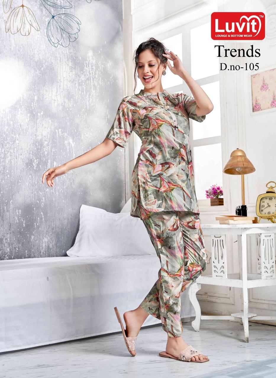 Luvit Trends Rayon Co-ord Set Wholesale Catalog