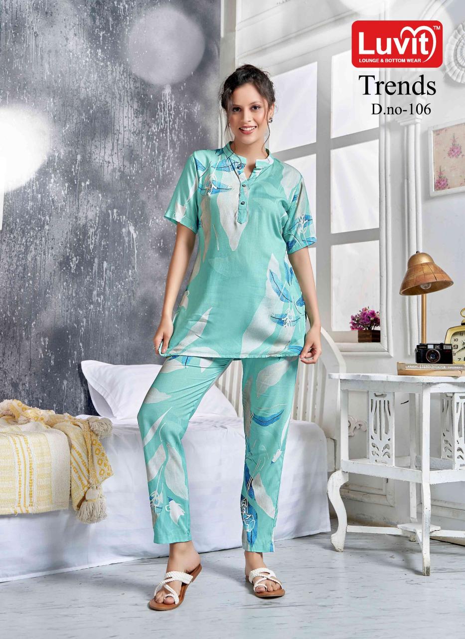 Luvit Trends Rayon Co-ord Set Wholesale Catalog