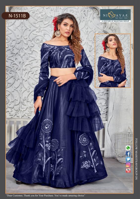 Mahotsav NIMAYA N1500 SERIES BELIZA lehenga choli catalogue wholesale
