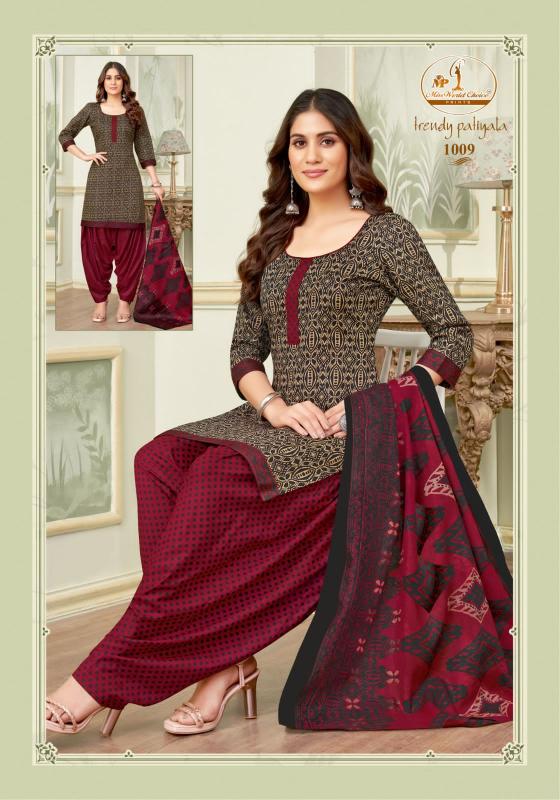 Miss World Trendy Patiyala Vol-01 – Dress Material - Wholesale Catalog