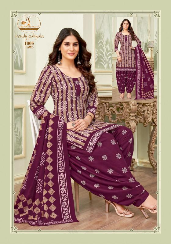 Miss World Trendy Patiyala Vol-01 – Dress Material - Wholesale Catalog