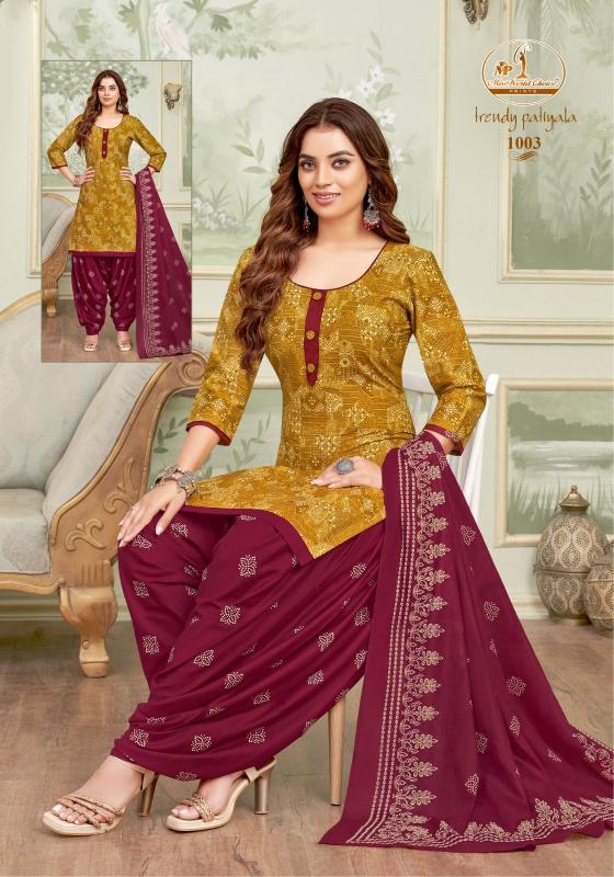 Miss World Trendy Patiyala Vol-01 – Dress Material - Wholesale Catalog