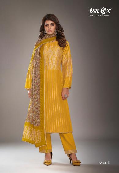 Omtex Eeleanor Silk Organza Jacquard Salwar Kameez Wholesale catalog