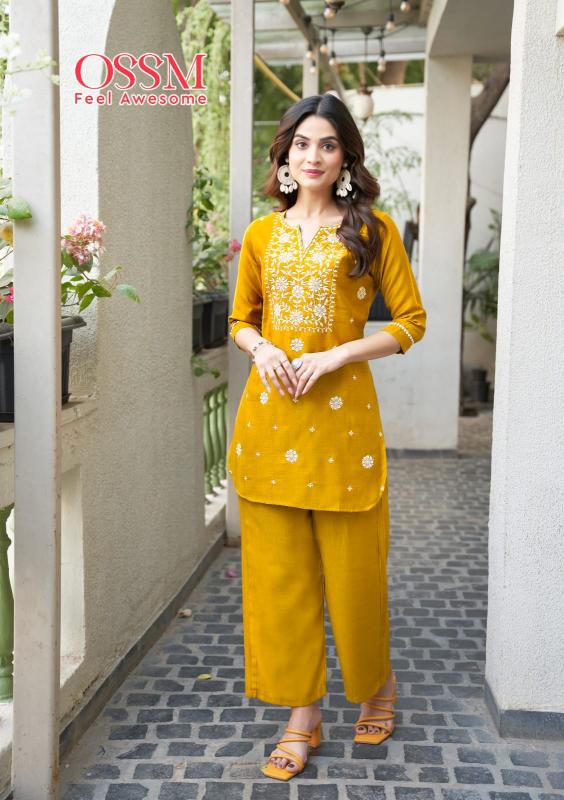 Ossm Vama Vol 2 Embroidered Fancy CoOrd Set Wholesale Catalog