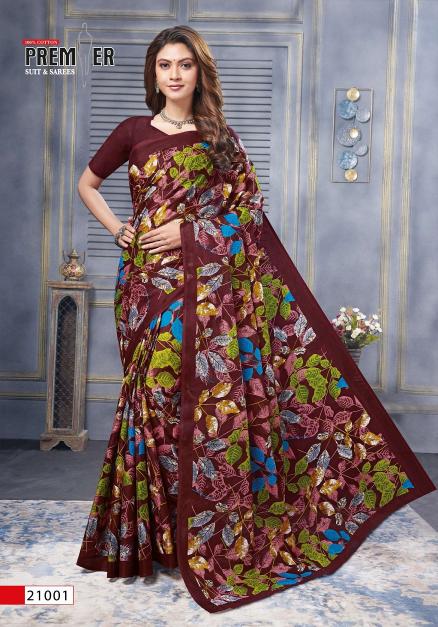 Premier Saravani Vol-21 – Cotton Sarees - Wholesale Catalog