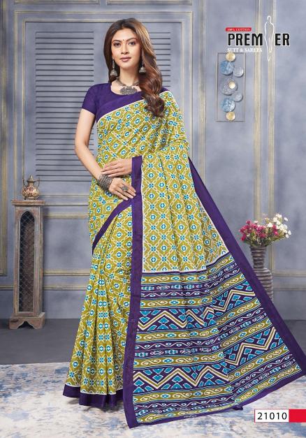 Premier Saravani Vol-21 – Cotton Sarees - Wholesale Catalog
