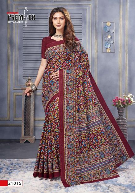 Premier Saravani Vol-21 – Cotton Sarees - Wholesale Catalog