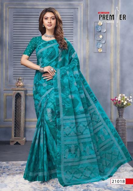 Premier Saravani Vol-21 – Cotton Sarees - Wholesale Catalog