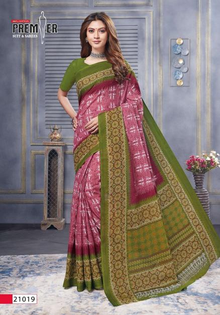 Premier Saravani Vol-21 – Cotton Sarees - Wholesale Catalog