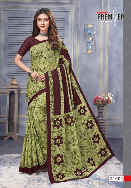 Premier Saravani Vol-21 – Cotton Sarees - Wholesale Catalog