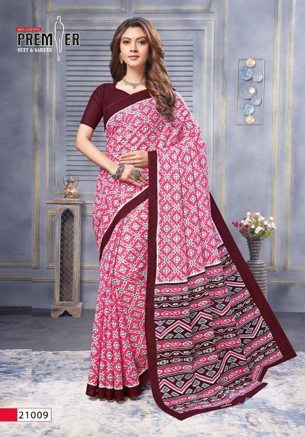 Premier Saravani Vol-21 – Cotton Sarees - Wholesale Catalog