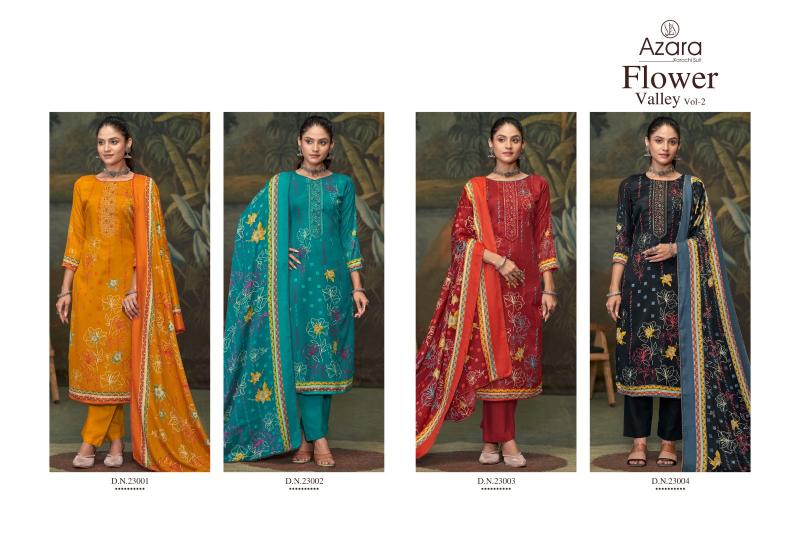 Radhika Azara Flower Valley Vol 2 cotton dress materials wholesale shops in hyderabad