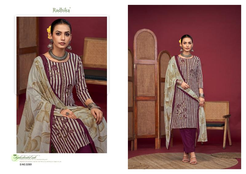 Radhika Azara Shekha pure cotton dress materials wholesale