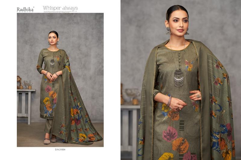 Radhika Sumyra Semina Pashmina wholesale dress material app