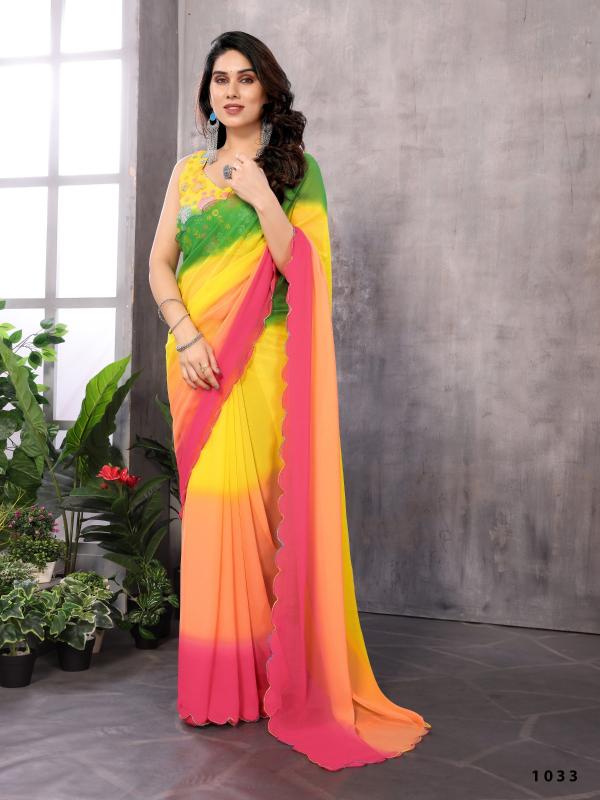 Sabella Aafreen Vol 5 black georgette saree online shopping india
