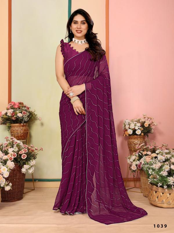 Sabella Aafreen Vol 5 black georgette saree online shopping india