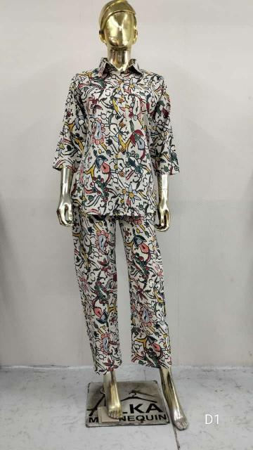 Sabella Alinee CottonFlex print Co-Ord Set Wholesale Catalog