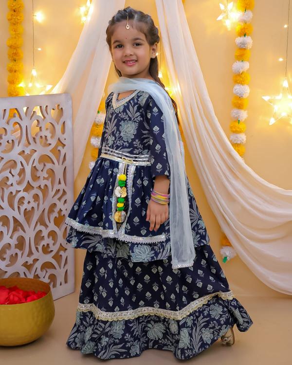 Sabella Girls Vol 1 layered Kids Kurti to buy online india
