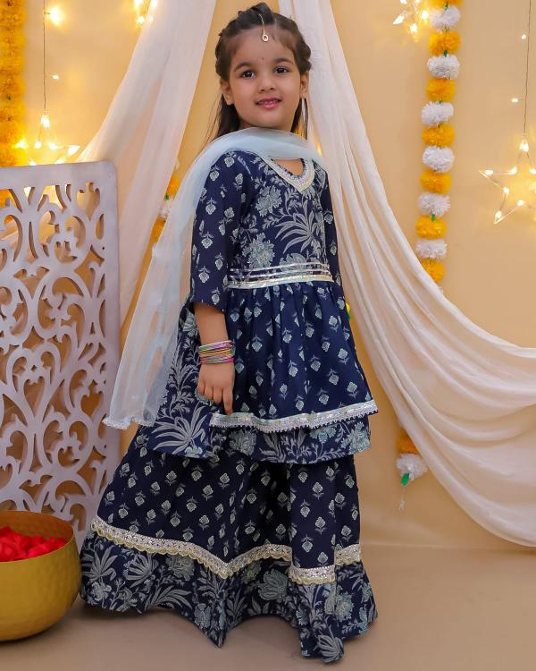 Sabella Girls Vol 1 layered Kids Kurti to buy online india