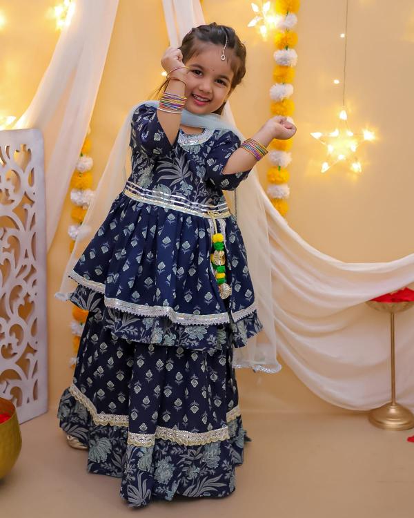 Sabella Girls Vol 1 layered Kids Kurti to buy online india
