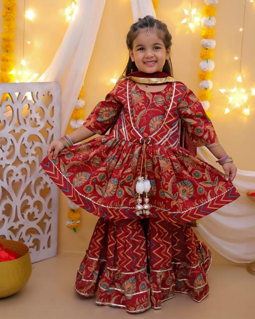Sabella Girls Vol 3 jacket style kids kurti online india