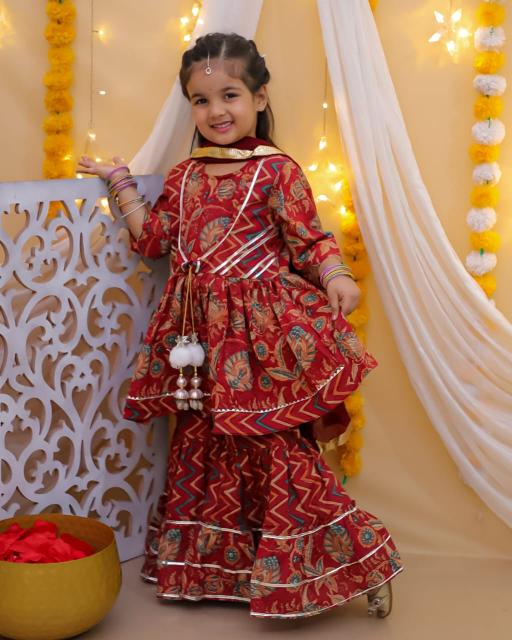 Sabella Girls Vol 3 jacket style kids kurti online india