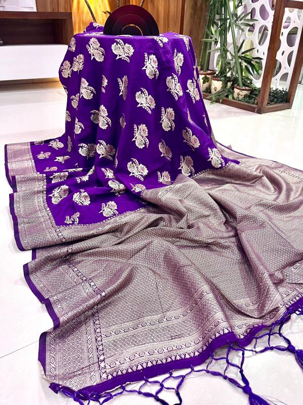 Sabella Pure Soft Khadi Crepe Silk Saree online shopping india