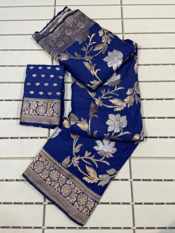 Sabella Pure Soft Khadi Georgette Vol 6 saree tassels online india
