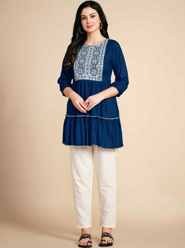 Sabella Swee Vol 1 Designer Rayon Short Top Wholesale Catalog