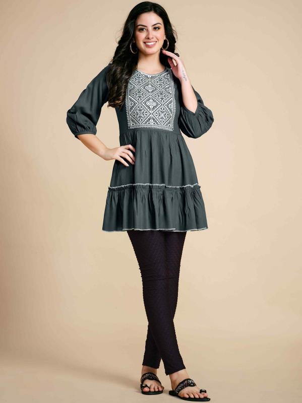 Sabella Swee Vol 1 Designer Rayon Short Top Wholesale Catalog