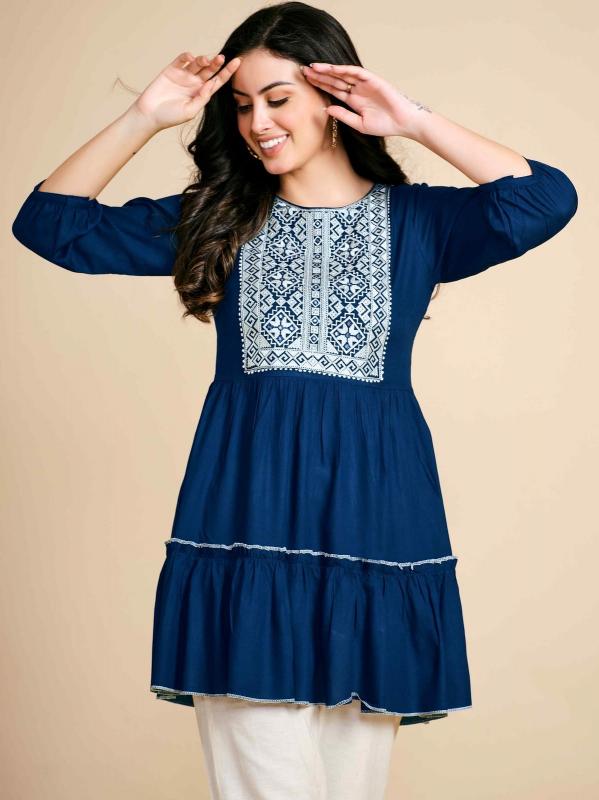 Sabella Swee Vol 1 Designer Rayon Short Top Wholesale Catalog
