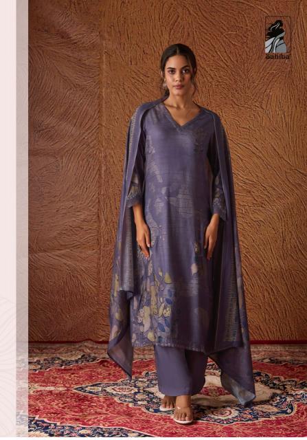 Sahiba Ashmira Digital Print with Hand Work Salwar Kameez Wholesale Catalog