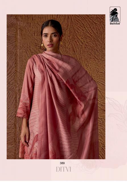 Sahiba Ditvi Digital Print with Emboridery Salwar Kameez Wholesale Catalog