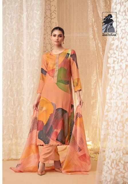 Sahiba Nazma Digital Printed Salwar Suit Wholesale catalog